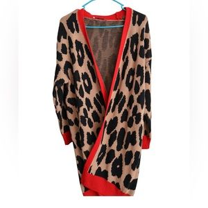 Leopard Print Cardigan
